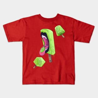 Lime Popsicle Kids T-Shirt